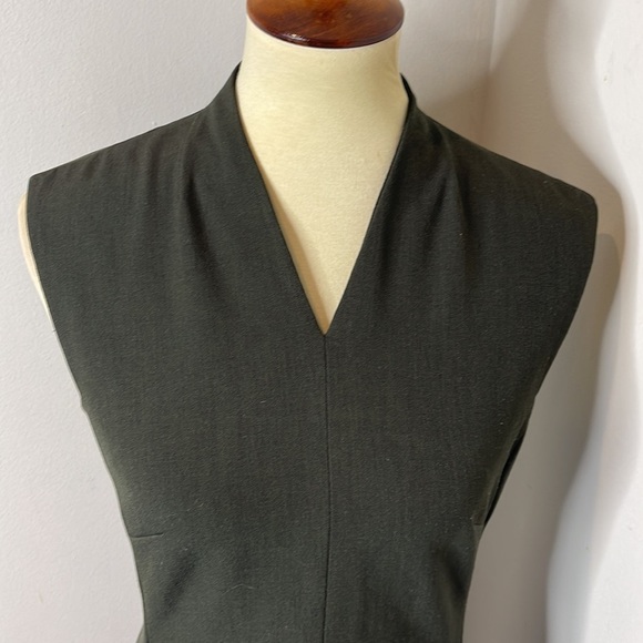 M.M. LaFleur Kale Olive Green Aditi Dress - Picture 7 of 12